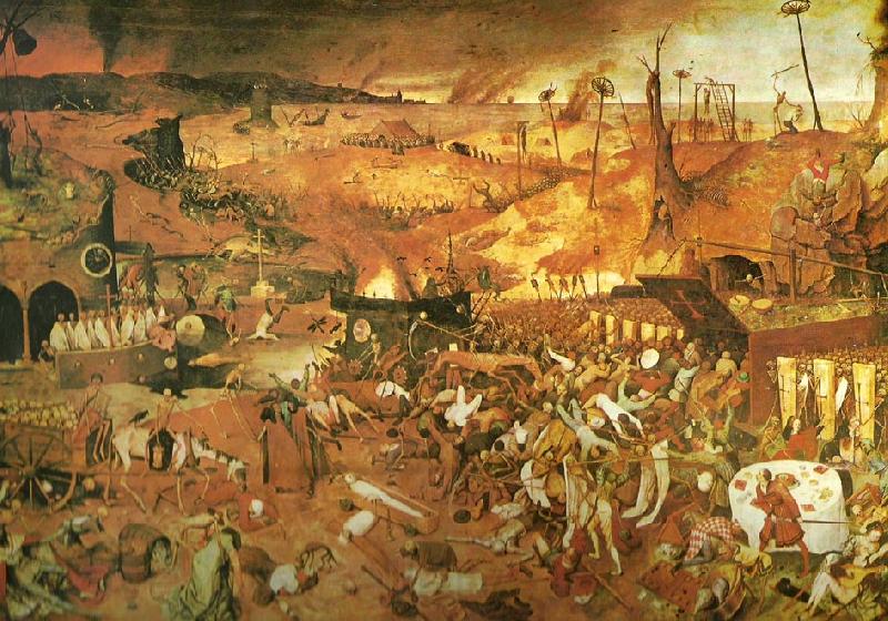 Pieter Bruegel dodens triumf.omkr Spain oil painting art